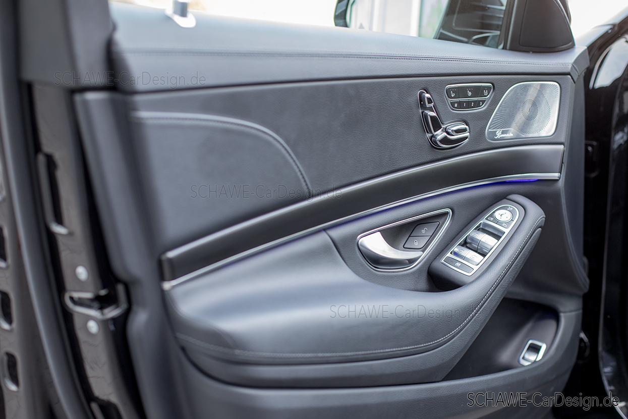 Nachrüstung: Folierung Zierleisten im Interieur für Mercedes-Benz S-Klasse  (Modell 222)