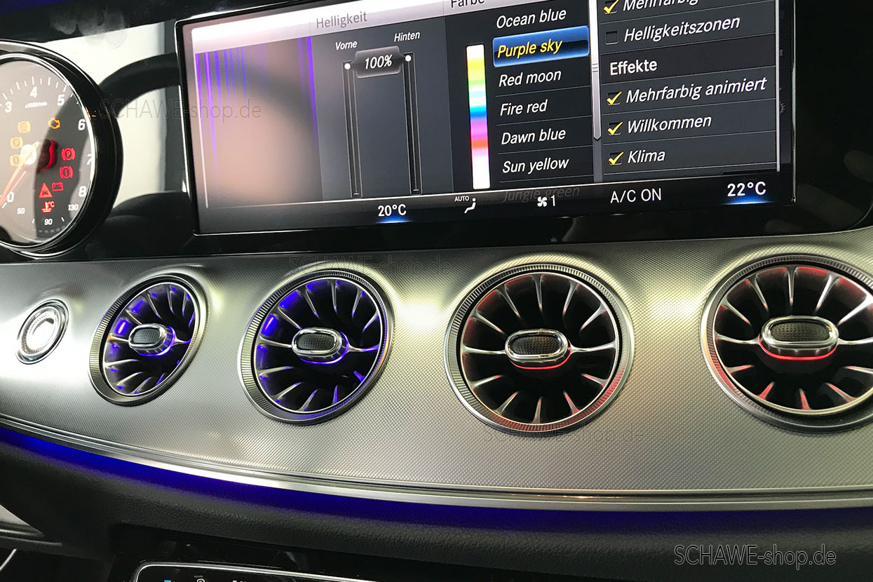 SCHAWE LED Ambientebeleuchtung für Mercedes-Benz C-Klasse 205