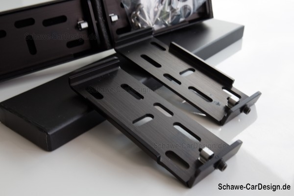 Die SCHAWE Aluminium Kennzeichenhalterung: Hochwertig, elegant und stabil