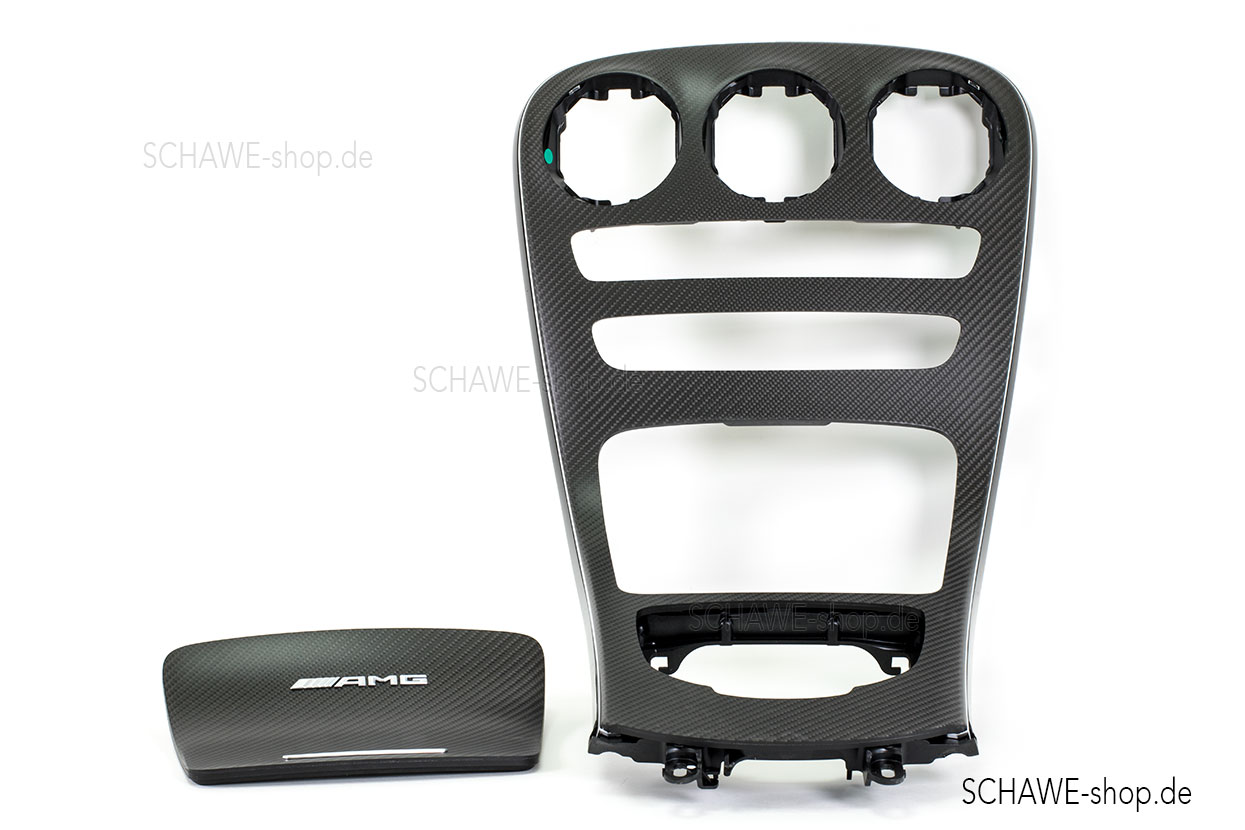 Mercedes GLC C253 X253 / C W205 Carbon Armaturenbrett Licht Schalter  Abdeckung Rahmen
