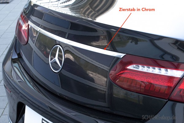 Nachrüstung Zierleiste Heckdeckel | Mercedes-Benz E-Klasse Cabrio (A238); Coupé (C238)